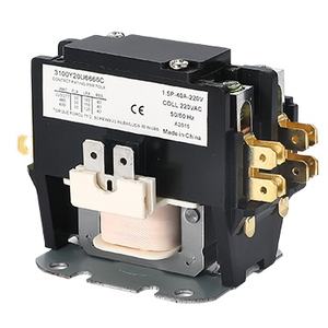 Contattore motore HVAC 120VAC 40 AMP bobina 2 poli sistema HVAC argento contatto aria condizionata contattore - Product Image 6