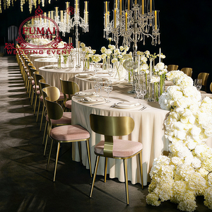 Proveedor de Bodas, Sillas de Acero Inoxidable Doradas al por Mayor para Eventos y Bodas en Hoteles y Fiestas en Dubái - Product Image 1