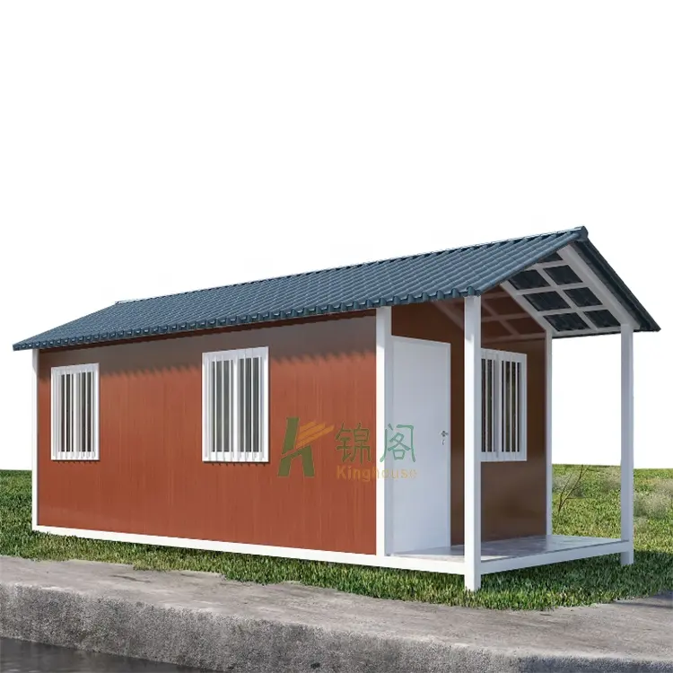 Ekonomik plaj kulübe prefabrik küçük taşınabilir T tipi evler