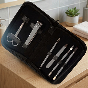 ASAP BEAUTY PAKISTAN Nail Clipper Cutter Trimmer Grooming Kit Manicure Set <b>Pedicure</b> Toe Nail Art <b>Tools</b> Stainless Steel 10 1 - Product Image 2