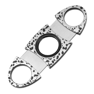 Stainless Steel Double Blade Cigar Cutter Round Shape Manual Operation Bulk Specification Yangjiang Origin - Product Image 3
