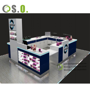 Kiosco de belleza para cejas con lavabo y sistema de agua, de madera, para centro comercial | Salón de Belleza - Product Image 3