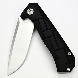 <span class=keywords><strong>Boutique</strong></span>, cuchillo de bolsillo de hoja plegable con mango G10 duradero y rentable, autodefensa D2Steel, alta dureza, afilado, OEM personalizado - Product Image 6