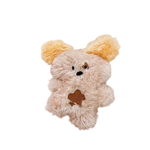 Wholesale Original Soft Fluffy Puppy Plush Toy Cute Versatile Hanging Accessory Key Chains Bag Pendant Dolls Lanyards Customized