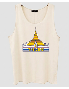 Camisetas sin mangas unisex, colores crema. Hecho con TC34 S/J 35% algodón 65% poliéster 150-160 gsm. Para impresión por sublimación (33) - Product Image 4