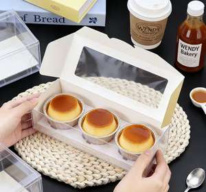 Boîte carrée personnalisée de 2mm d'épaisseur Carton d'emballage alimentaire pour biscuits, beignets, macarons, gâteaux, pliable et pratique - Product Image 3