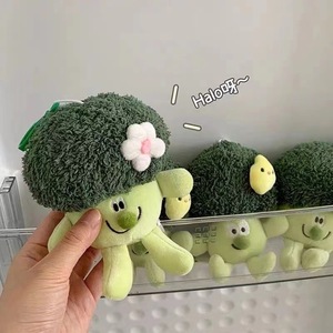 Porte-clés en alliage de zinc Florets Plush, motif dessin animé, imprimé 6 couleurs, cadeau amusant, Sœur Légumes, Mignon et original, Vente en gros - Product Image 3