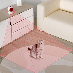App-Fernbedienung Aufladbare Katzen-Laserspielzeuge Automatische Interaktive Katzenspielzeuge für Wohnungskatzen - Product Image 3
