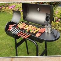 Nouveau Design européen Barbecue au gaz barbecue multifonction Barbecue de jardin Portable poignées en bois pour l'extérieur gril de barbecue en papier jetable
