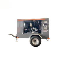 Compresseur d'air à vis ZEGA 95SCY-10, compresseur d'air portable pour l'exploitation minière, entraîné par un moteur diesel, 275cfm, 92kw, haute performance