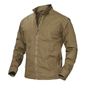 Uniforme de piloto para hombre, a la moda Campera, transpirable, impermeable, ropa deportiva suelta, chaquetas Bomber simples