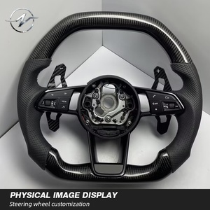 Volantes OEM de Fibra de Carbono Genuina para Audi MK3 TTRS TTS MK2 S3 R8 TT A3 A4 A5 <span class=keywords><strong>A6</strong></span> A7 B9 B8.5 Q3 Q5L Q7 Q8 S4 S5 S6 C6 C7 - Product Image 3