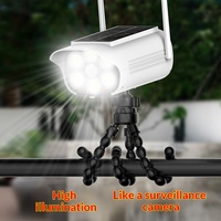 Lampe murale de surveillance LED solaire personnalisée pour extérieur, éclairage de cour et de jardin avec capteur, idéale pour l'export.
