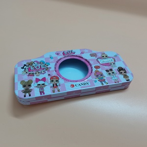 Caja Metálica con Diseño de Dibujos Animados, Popular en Fábricas Chinas, Caja de Lata Rosa para Bolígrafos - Product Image 1