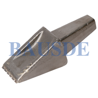 Dents de godet plates à longue durée de vie, pointes de forage à tige de 30 mm compatibles avec les supports de dents de 38 mm, outils de pieutage de fondations