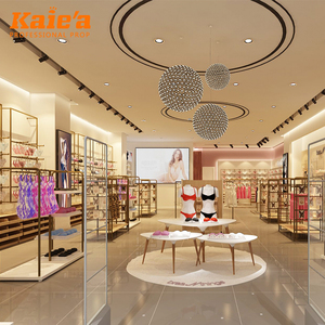 Thời trang kim loại phụ nữ Đồ Lót Cửa hàng trang trí tủ đồ lót cửa hàng Lady Bra <span class=keywords><strong>Rack</strong></span> hiển thị - Product Image 2