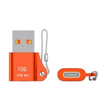 Adaptateur USB C femelle vers USB mâle 3.1 Adaptateur USB A vers C 120W Charge rapide pour iPhone 15 Plus Pro Max Chargeur pour ordinateur portable
