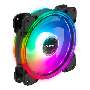 ALSEYE <span class=keywords><strong>Ventilador</strong></span> <span class=keywords><strong>de</strong></span> <span class=keywords><strong>PC</strong></span> RGB <span class=keywords><strong>de</strong></span> 12025 mm, Kit <span class=keywords><strong>de</strong></span> Ventiladores RGB direccionables para Caja <span class=keywords><strong>de</strong></span> <span class=keywords><strong>PC</strong></span> - Product Image 6