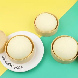 Jouet anti-stress en silicone souple en forme de petit pain vapeur, idéal pour les fêtes et les cadeaux de bienvenue - Product Image 4