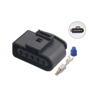 ซ็อกเก็ตตัวเชื่อมต่อการไหลของอากาศ5ทาง,สำหรับ AUDI VW Jetta GTI Passat B6 Skoda SEAT VAG 1J0973705 1J0 973 705 6N0 973 <span class=keywords><strong>805</strong></span> - Product Image 1