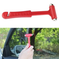 Outil d'évacuation d'urgence Marteau de sécurité pour voiture Brise-vitre de voiture avec coupe-ceinture de sécurité