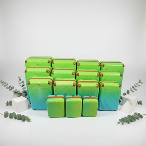 Vente en gros d'usine, ensemble de 13 à 16 pièces, bagages de voyage en ABS, 19 à 30 pouces, bagages semi-finis, ensembles de valises SKD - Product Image 2