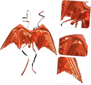 Ailes de Diable en feuille métallique, gonflables, pour déguisement d'Halloween, fête d'enfants, décoration - Product Image 2