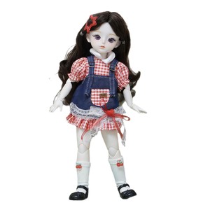 Poupée BJD en PVC souple de 30 cm, style forêt, super mignonne, avec 6 articulations, ensemble de tenue tendance, figurine princesse pour filles, cadeau - Product Image 5
