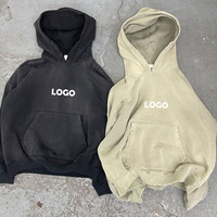 Créez votre propre marque de sweats à capuche unisexes d'hiver, motif personnalisé, broderie 3D, impression DTG DTF, sweat-shirt respirant en coton