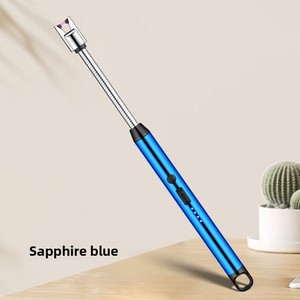 Encendedor de Arco Eléctrico Recargable USB, Moderno, de Plástico, Resistente al Viento, con Rotación Libre de 360 Grados, para Barbacoa, Velas y Cocina - Product Image 2