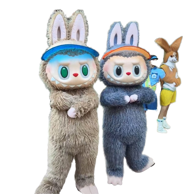 Dancing Plush Clothes Labubu Costume Adult Performance Wear Custom