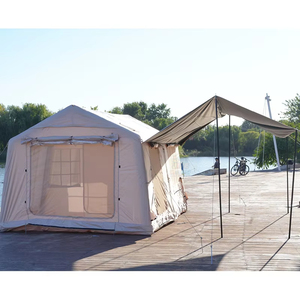 Tienda <span class=keywords><strong>de</strong></span> Campaña Familiar Oxford, Tienda <span class=keywords><strong>de</strong></span> Campaña Inflable para Acampar al Aire Libre <span class=keywords><strong>de</strong></span> <span class=keywords><strong>Verano</strong></span> con Bomba, Apertura Automática Rápida, Portátil, 12 Metros Cuadrados - Product Image 4