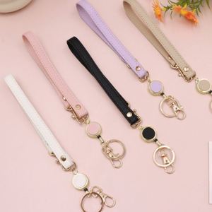 Porte-clés rétractable élégant avec sangle de poignet, cordon rétractable multifonctionnel pour pendentif de sac - Product Image 1
