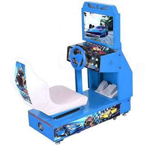 Machine de jeu de course de voitures pour enfants, simulateur de conduite à monnayeur pour aire de jeux intérieure - Product Image 6