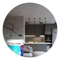 Peinture acrylique liquide Yile pour murs intérieurs en béton apparent, style design industriel