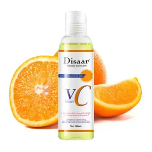 Minyak pencerah Vitamin C perawatan tubuh wajah alami murni minyak esensial pelembap pemutih wanita 100ml