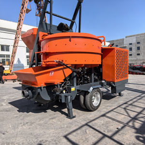 L'usine fournit une nouvelle pompe à béton mobile à moteur diesel avec mélangeurs et pompes à béton pour la construction civile - Product Image 3