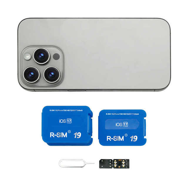 New Arrival R Sim 19 Unlock Ios 17 Sim Card for Iphone 15 Series Turbo Sim