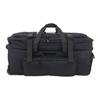 Nouvelle conception, logo personnalisé, sac de voyage à roulettes unisexe vintage en nylon, sac de sport écologique, valise de sport