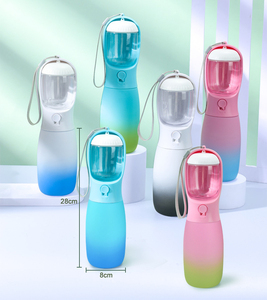 Bouteille d'eau portable pour chat et <span class=keywords><strong>chien</strong></span> avec logo personnalisé en gros, couleur dégradée - Product Image 4