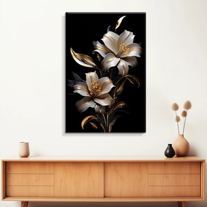 Nuova <span class=keywords><strong>Arte</strong></span> Astratta a Olio con Fiori, Stampa Digitale su Tela ad Alta Definizione, Impermeabile ed Ecologica, Decorazione per Soggiorno - Product Image 4