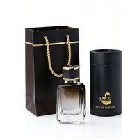 Vente chaude, vaporisateur portable transparent rechargeable de 30 ml, flacon de parfum en verre à fine brume avec bouchon en alliage de zinc