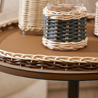 Design d'intérieur minimaliste décor à la maison décor d'objet de table à thé marron accessoire de maison pour le salon