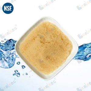 Lanlang Nsf C100 Ion Exchange Resin Price Water Softening Strong Acid Based Cation Resin Ion Exchange Resin