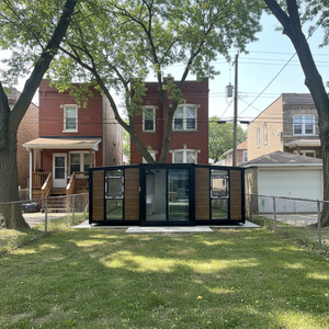 <span class=keywords><strong>Casa</strong></span> Container Pieghevole da 40 Piedi di Facile Installazione, Materiale in Pannelli Sandwich di Acciaio Espandibile, <span class=keywords><strong>Casa</strong></span> Container Prefabbricata - Product Image 1