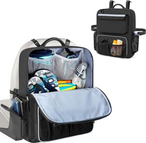 Organiseurs et rangements pour bateaux, <span class=keywords><strong>sac</strong></span> de transport pour siège arrière de <span class=keywords><strong>bateau</strong></span> avec poignée en caoutchouc et ceinture dorsale réglable - Product Image 1