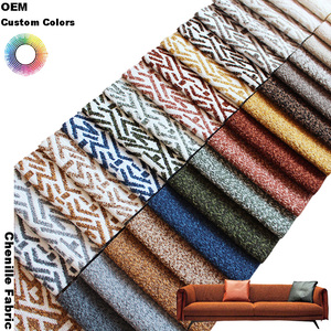 Redsun Textile 2025 Nouveau Motif Multi Couleur Gris Chenille Jacquard Tissu 100 Polyester Chenille Tissu d'<span class=keywords><strong>ameublement</strong></span> pour Canapés - Product Image 1