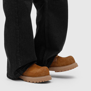 Zapatos Derby Retro Extra Grandes para Hombre 2026, Botas de Trabajo Amarillas de Suela Gruesa con Plataforma, Zapatos de Lujo de Diseñador para Ir al Trabajo - Product Image 2