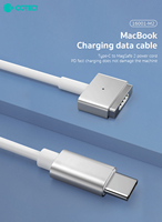COTECi Kabel Data Pengisian Daya Pintar Aluminium Alloy 2m Tipe-C PD Portabel Kustomisasi, Penjualan Terlaris untuk MacBook