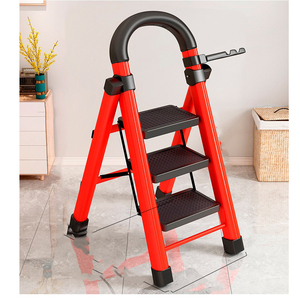 Escalera Plegable Económica para el Hogar, Escalera Plegable Fácil de Guardar, Escalera Moderna para Interiores, Juego de Escaleras de Agilidad - Product Image 4